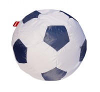 Sedací vak fotbalový míč 90 cm - gray